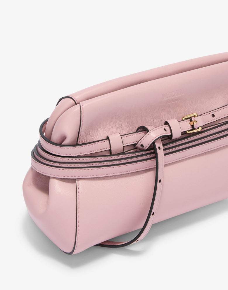 Bolso de mano pequeño Moschino Tie Me Pink Moschino 3
