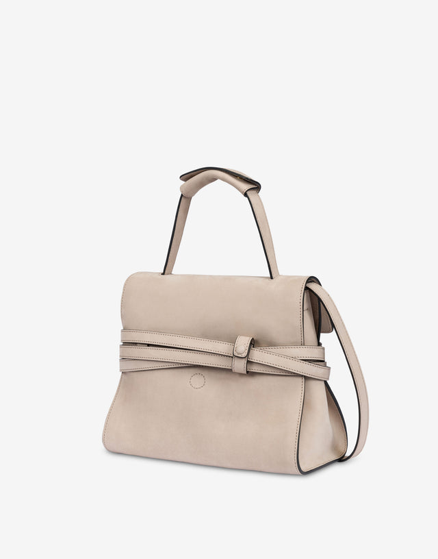 Moschino Tie Me Regular Handbag Grey Moschino 1