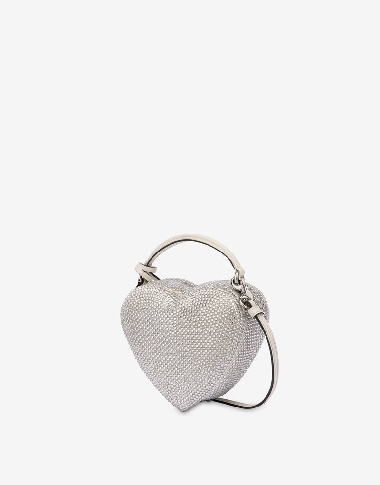 Mini bolso Love Me Plata Moschino 1