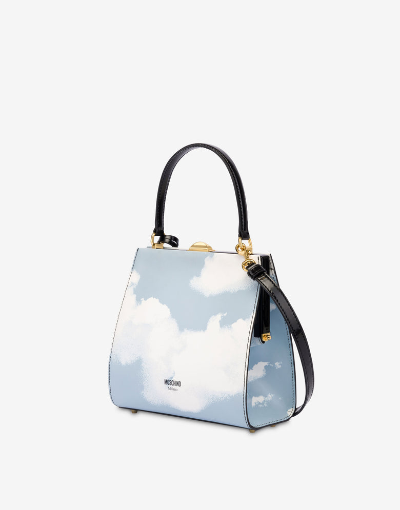Bolso de mano Archive Clouds Celeste Moschino 1