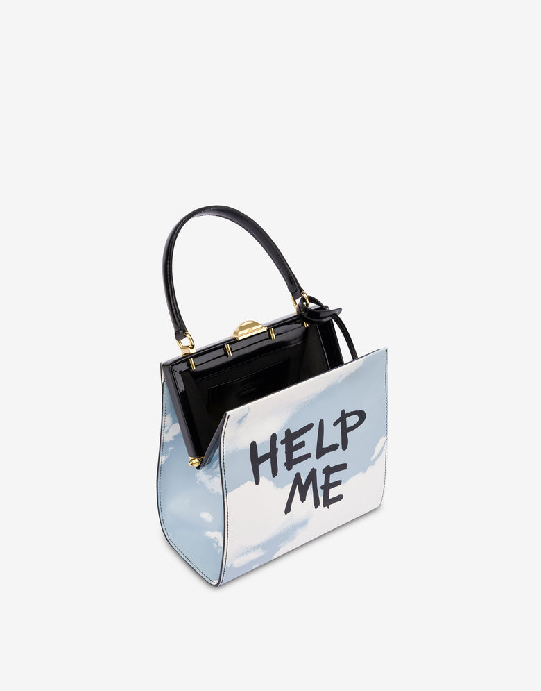 Bolso de mano Archive Clouds Celeste Moschino 2