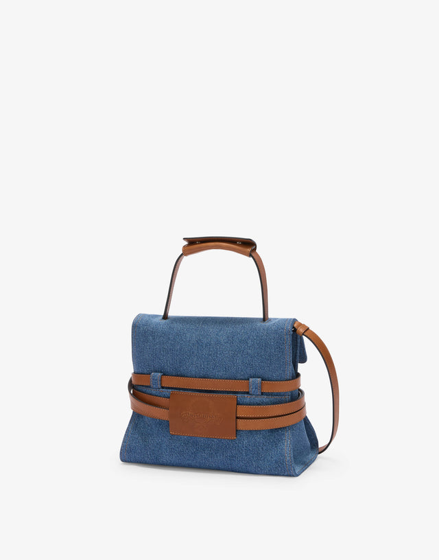 Bolso de mano Moschino Tie Me Blue Denim Moschino 1
