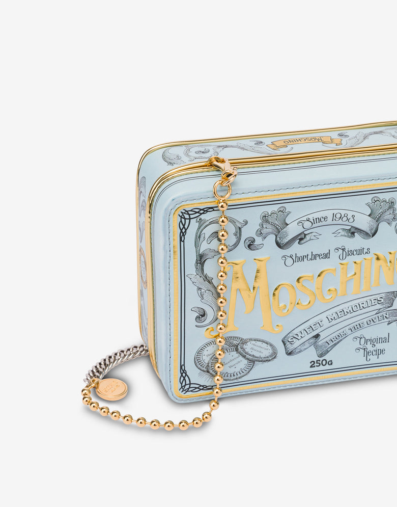 手拿包曲奇盒 淡蓝色 Moschino 3