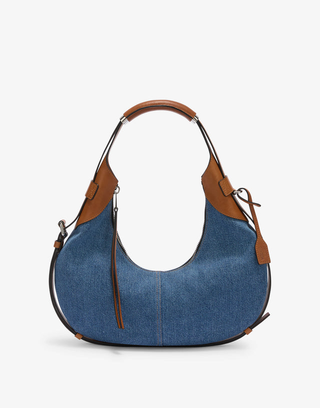 Bolso hobo Moschino Handle Me Blue Denim Moschino 0