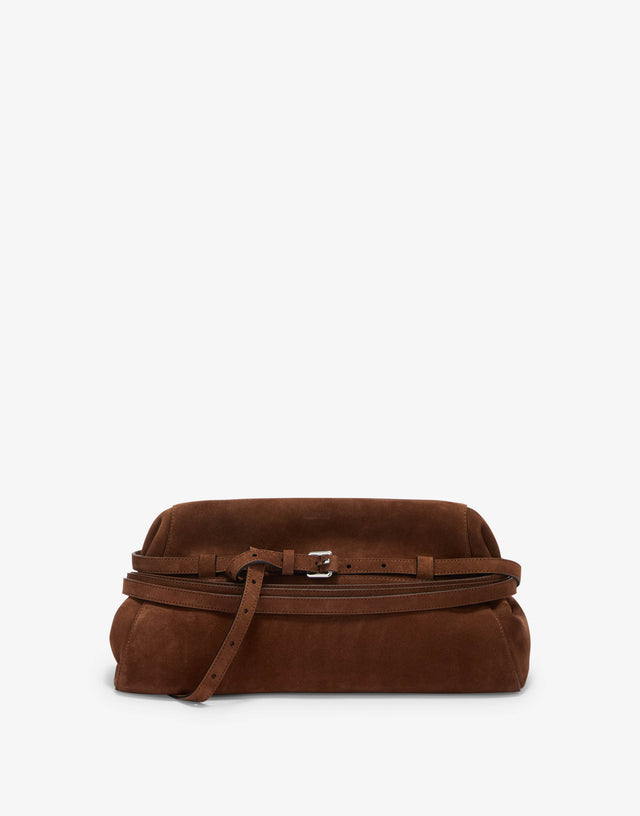 Bolso de mano Moschino Tie Me Brown Orange Moschino 0