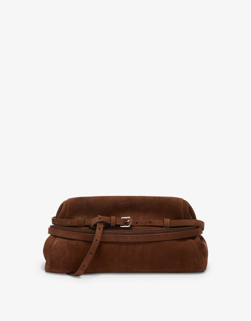 Bolso de mano Moschino Tie Me Brown Orange Moschino 0