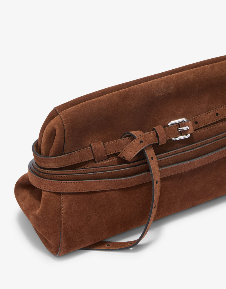 Bolso de mano Moschino Tie Me Brown Orange Moschino 3
