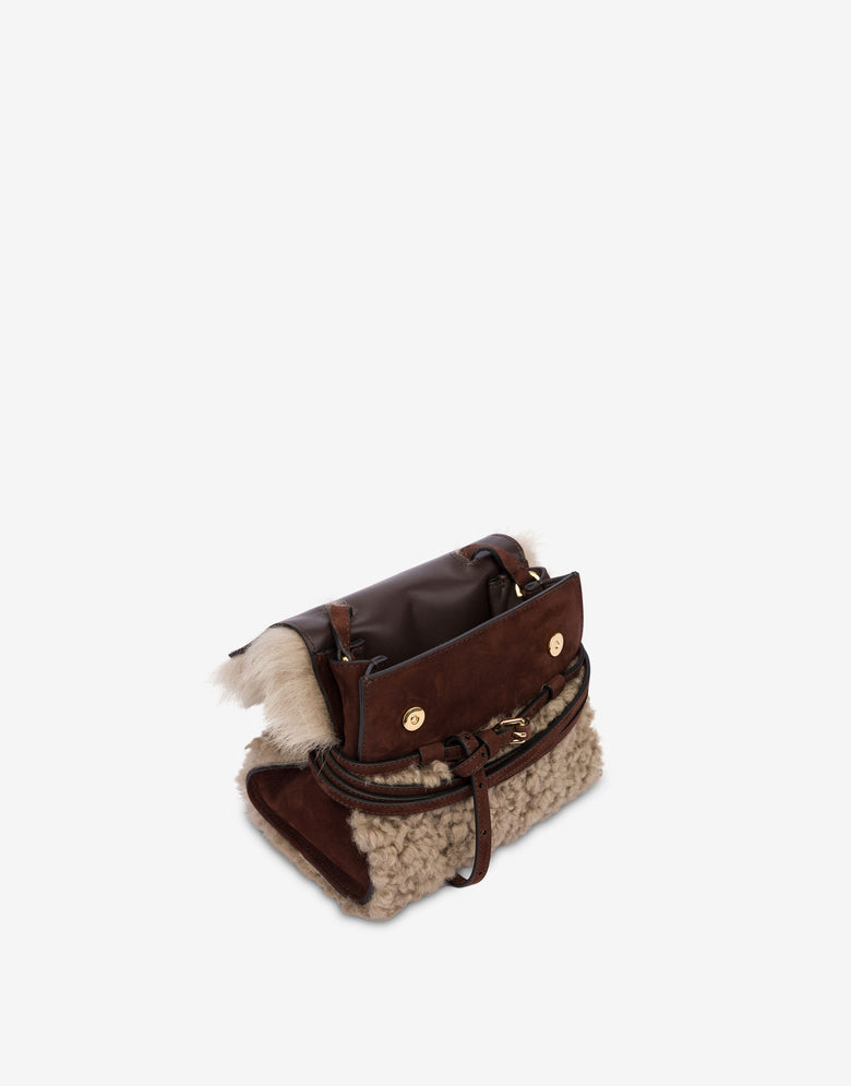 Bolso de mano pequeño Moschino Tie Me Beige claro Moschino 2