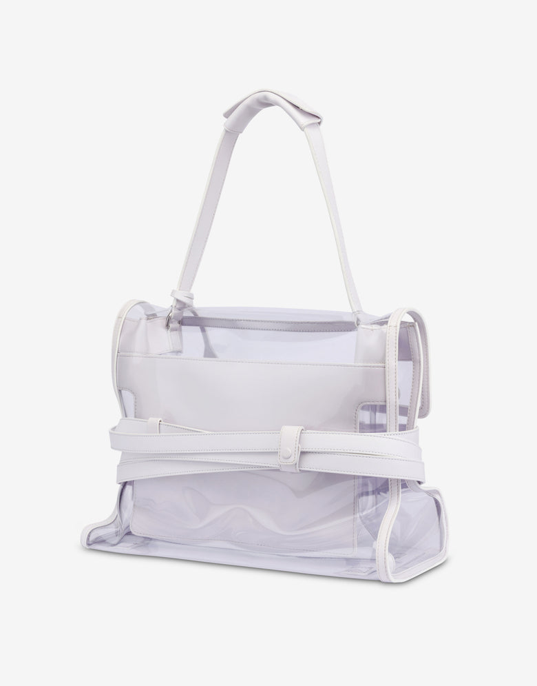 Moschino Tie Me Medium Shoulder Bag Trasparent Moschino 1
