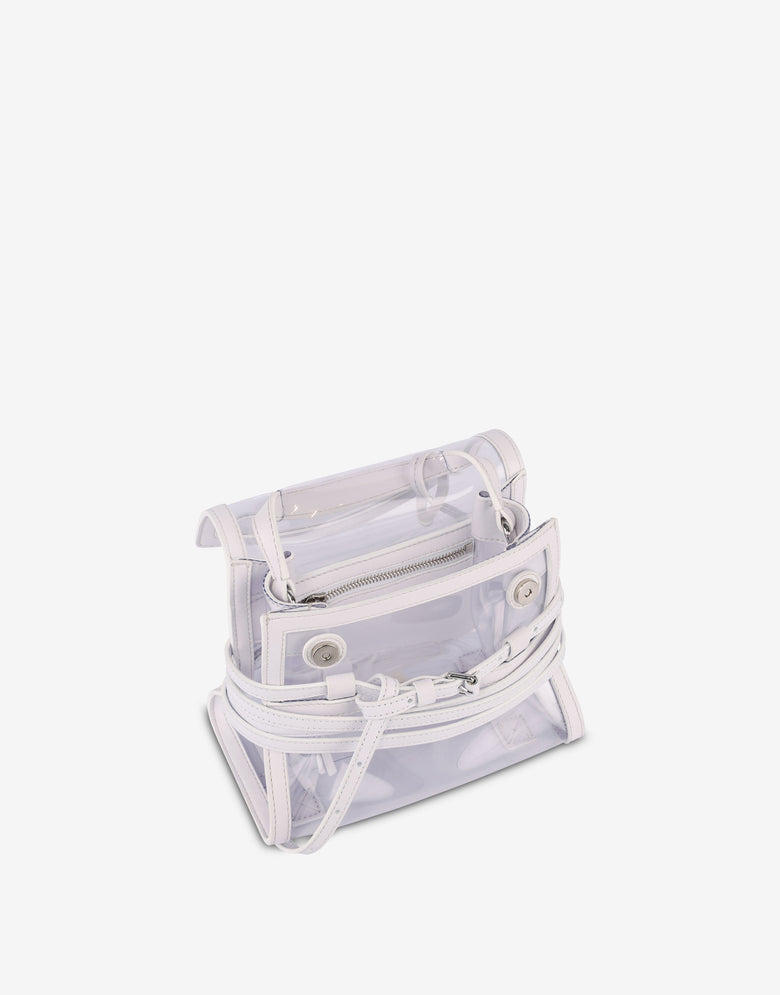Moschino Tie Me 小手提包 透明 Moschino 2