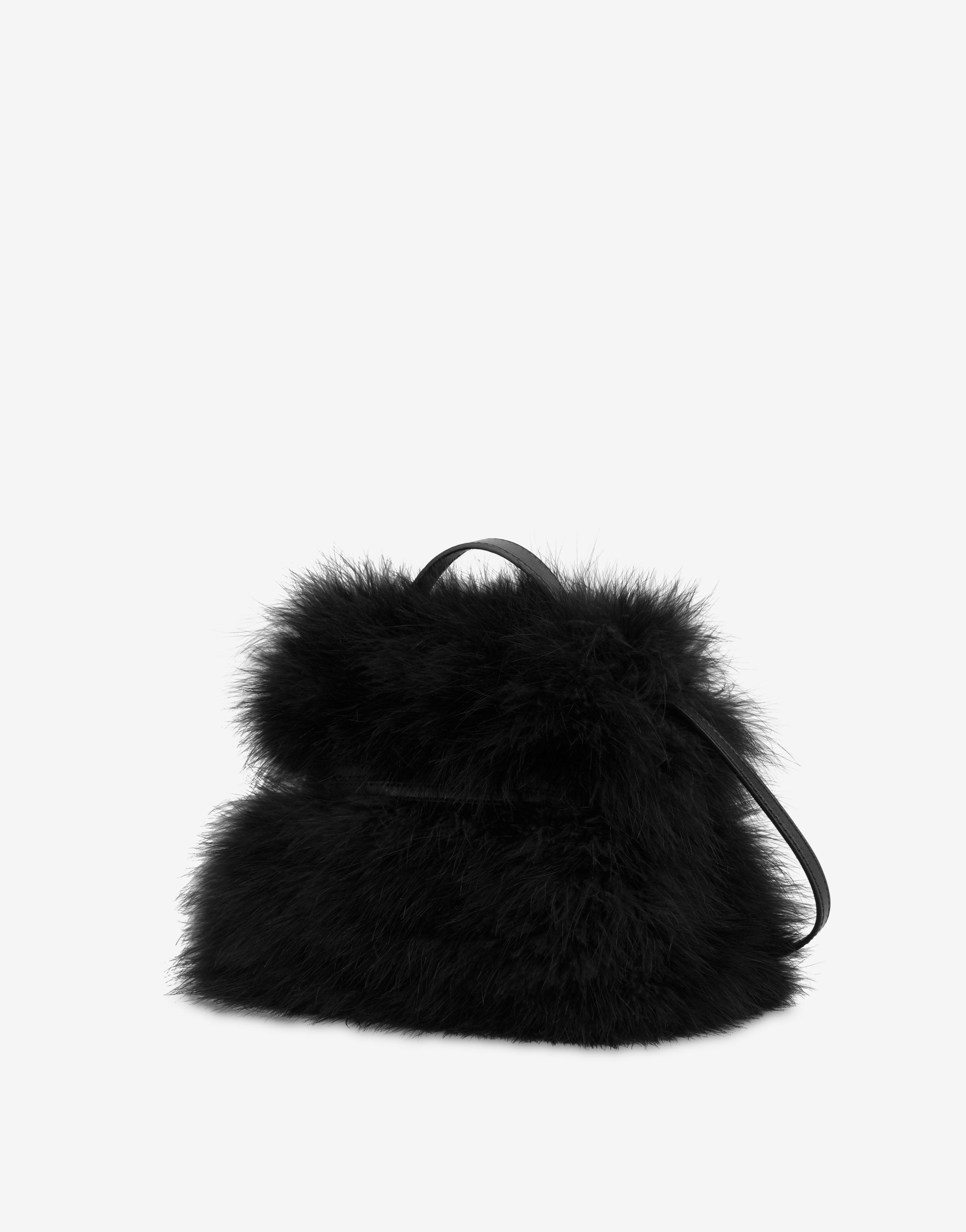 ☆最終SALE☆ MOSCHINO ブラックベルベットバッグ Moschino Tie Me Small Hand Bag | Moschino