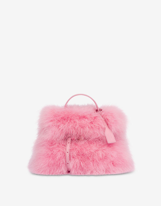Bolso pequeño Moschino Tie Me Rosa pastel Moschino 0