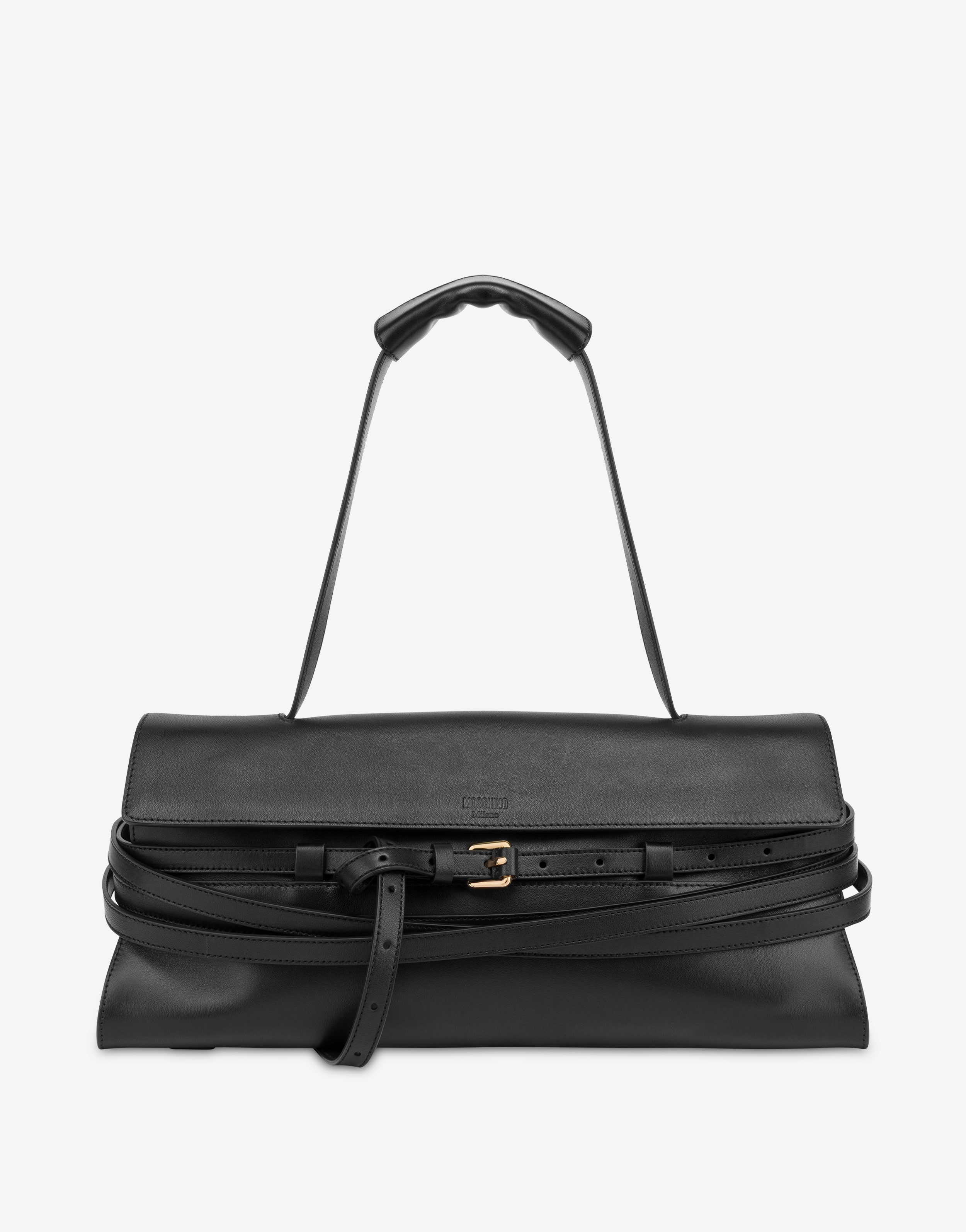 MOSCHINO インポートブラック パーティーバック、コスメバック New Moschino Cosmetics Travel bag with luggage name tag | eBay