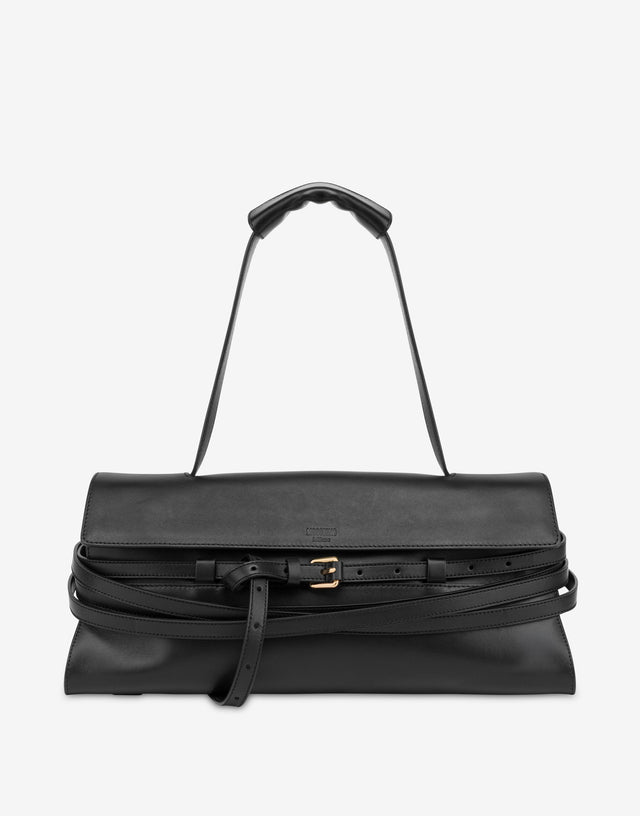Bolso Moschino Tie Me Negro Moschino 0
