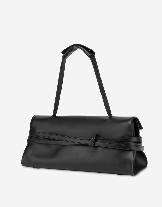 Bolso Moschino Tie Me Negro Moschino 1