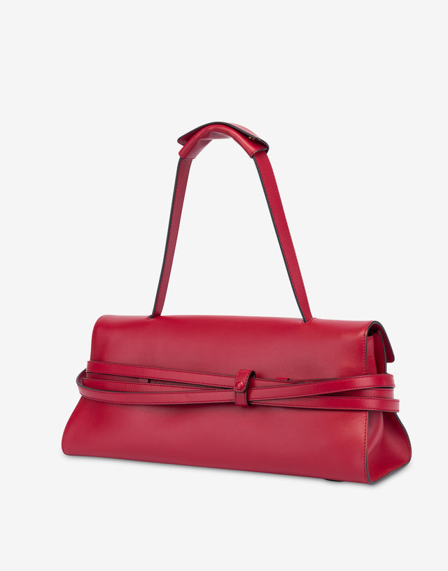Moschino Tie Me Shoulder Bag Red Moschino 1