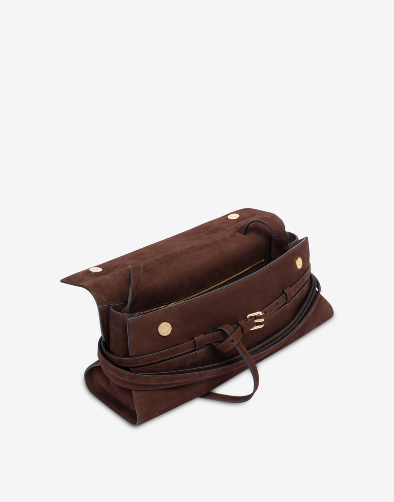 Bolso Moschino Tie Me Chocolate Moschino 2