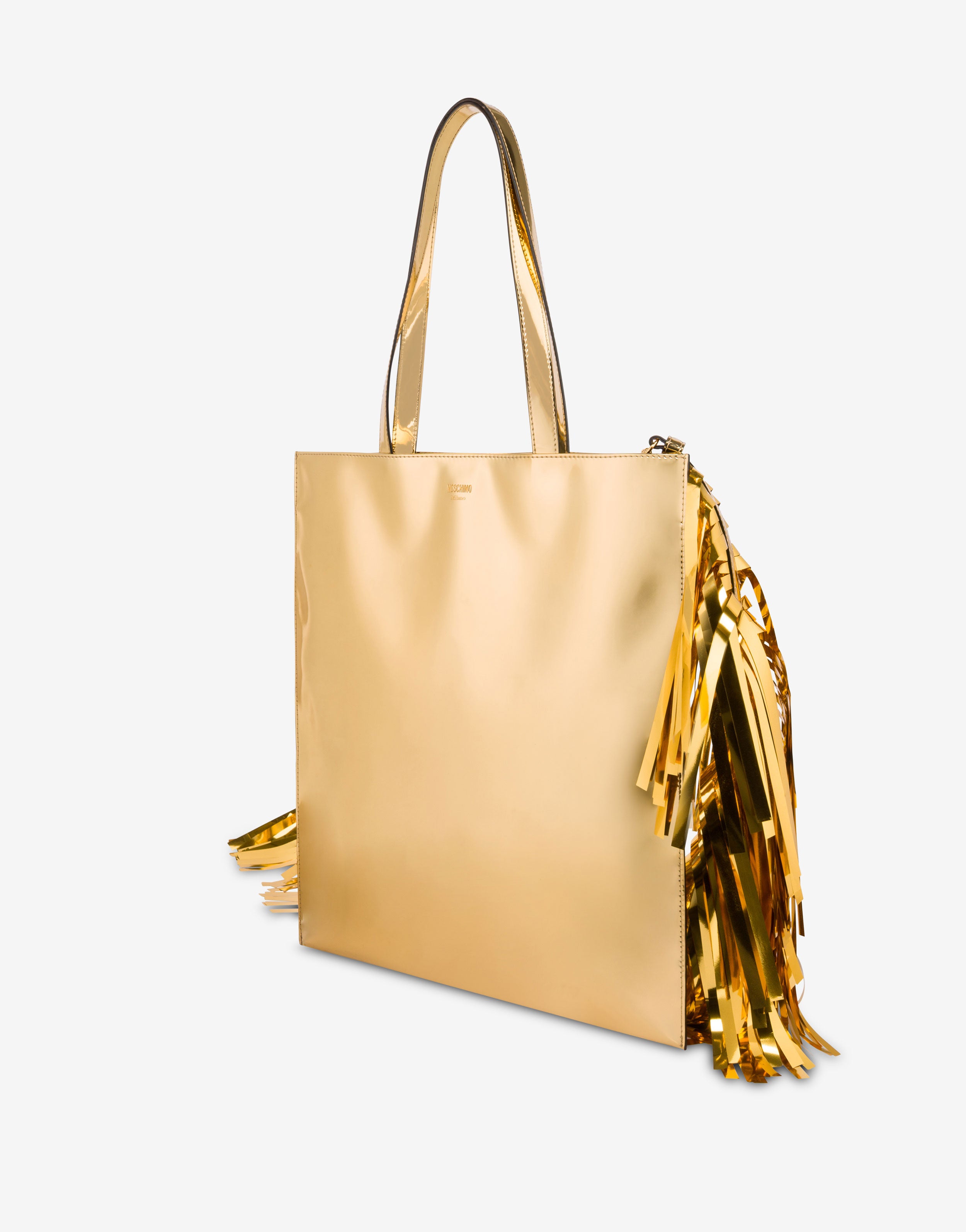 Smiley® mirror effect tote | Moschino