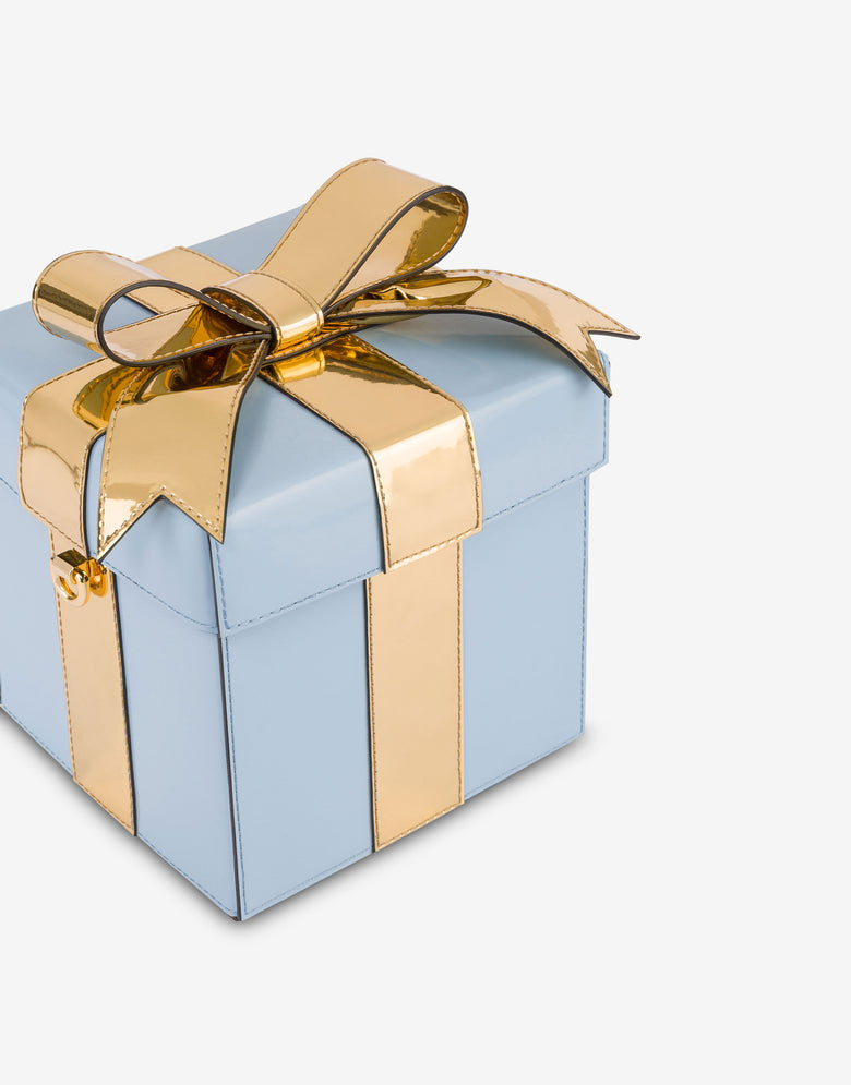 礼品盒包装袋 天蓝色 Moschino 3