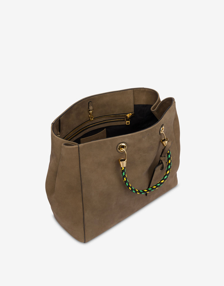 Comprador de cortezas Braided Cord Olive green Moschino 2