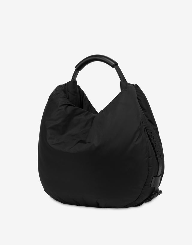 Bolso hobo mediano Moschino Handle Me Negro Moschino 1
