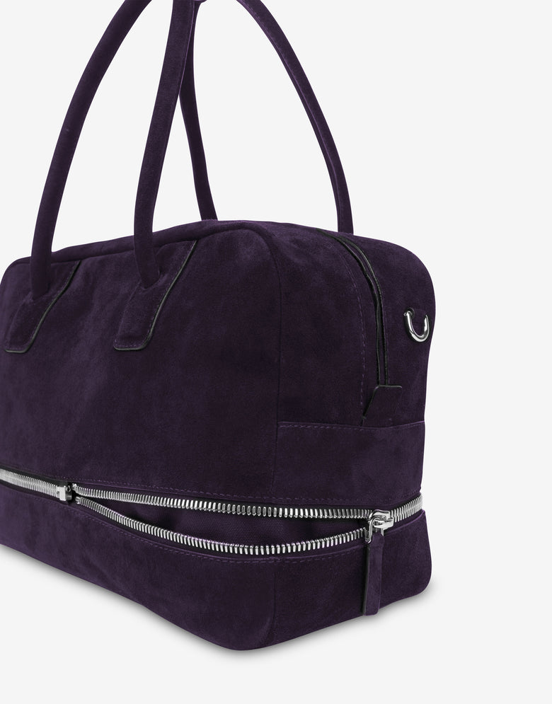 Folding Handbag Deep purple Moschino 3