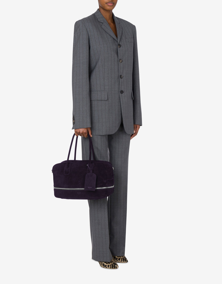 Folding Handbag Deep purple Moschino 4