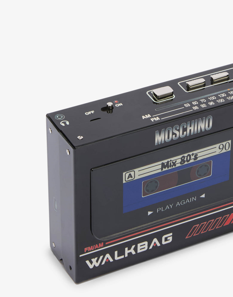 Walkbag Negro Moschino 3