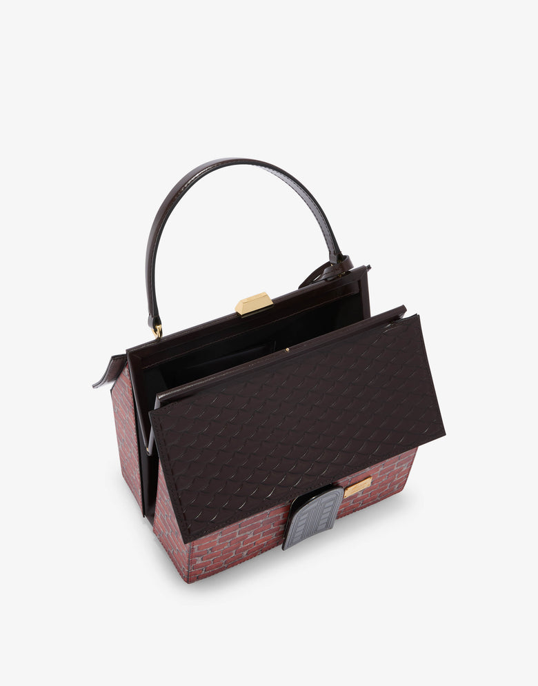 Bolso House Marrón Moschino 2