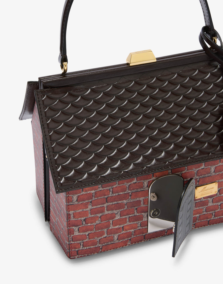 Bolso House Marrón Moschino 3