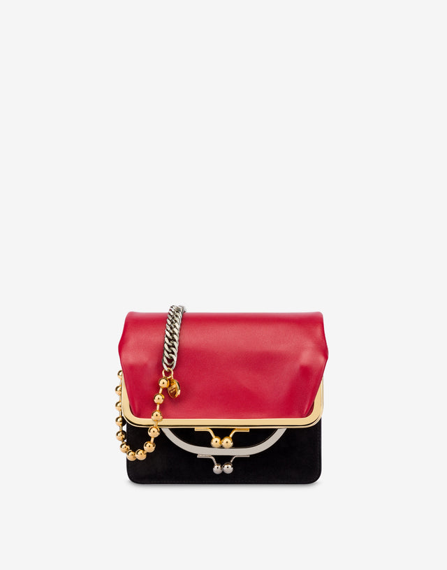 Double Shoulder Bag Red Moschino 0