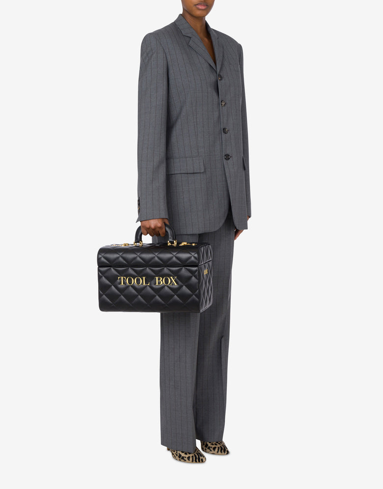 Tool Box Bag Black Moschino 4