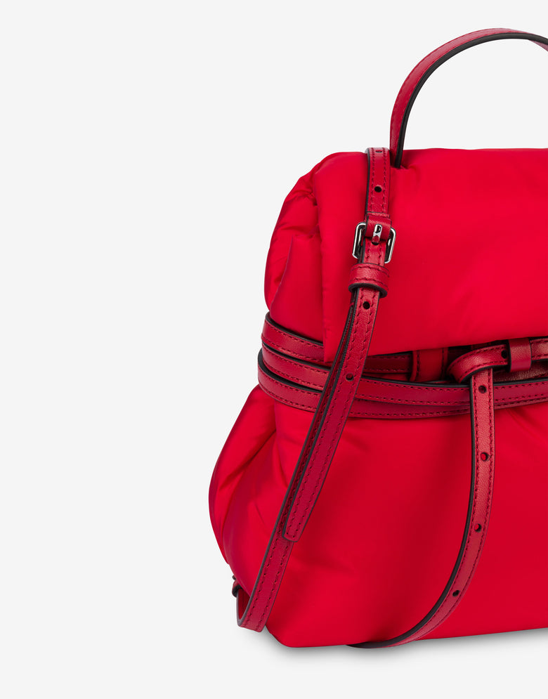 Bolso pequeño Moschino Tie Me Rojo Moschino 3