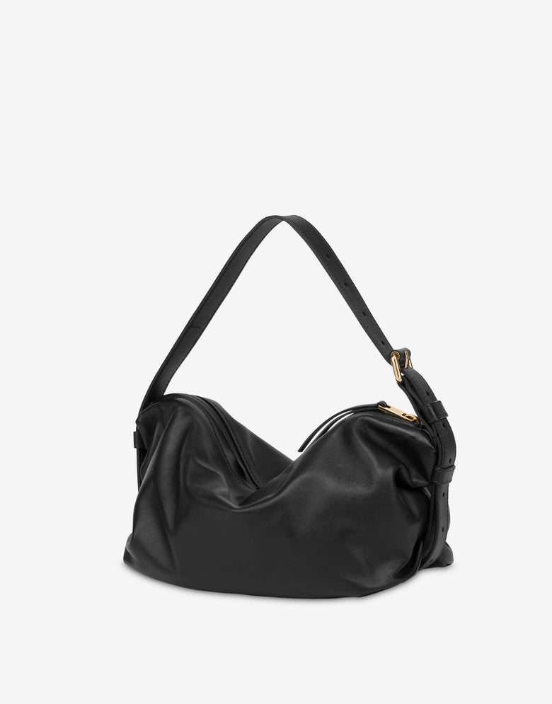 Moschino Tie Me Hobo Bag Black Moschino 1
