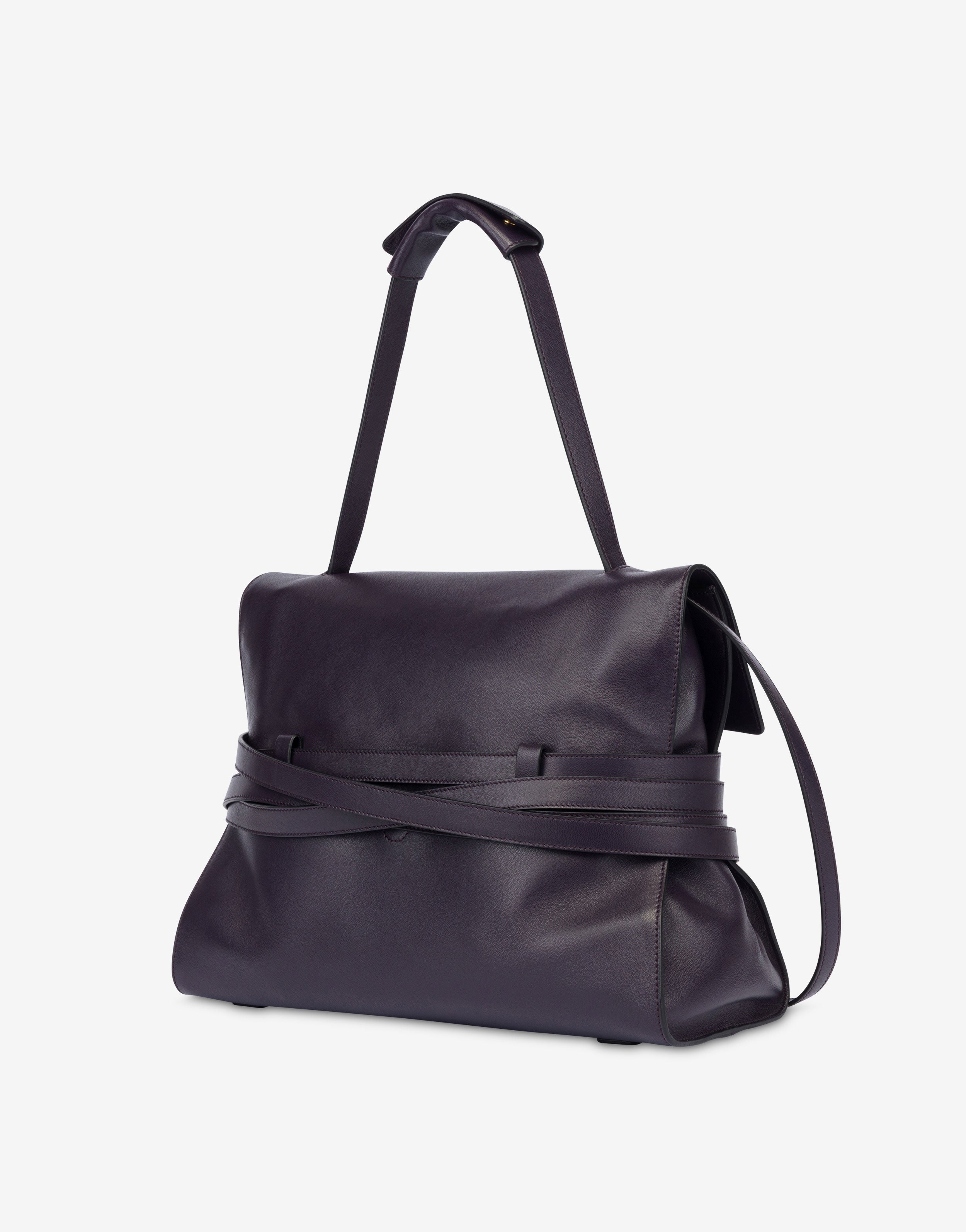 Moschino US | Moschino Tie Me Bag: Jumbo, medium, and mini sizes