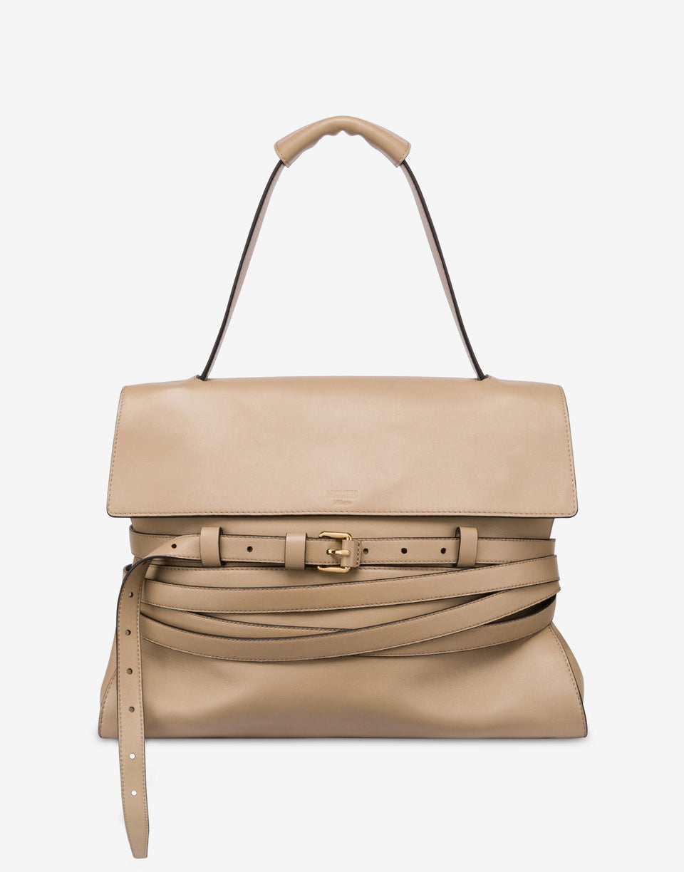 Moschino Tie Me bag Medium Beige Moschino 0