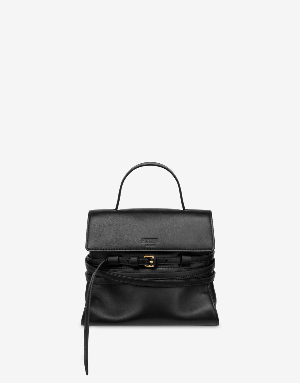 Moschino Tie Me Bag Small Black Moschino 0