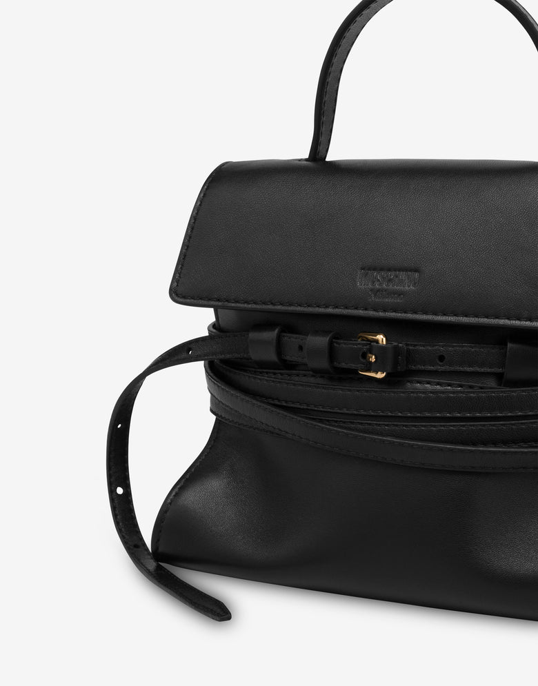 Moschino Tie Me Bag Small Black Moschino 3