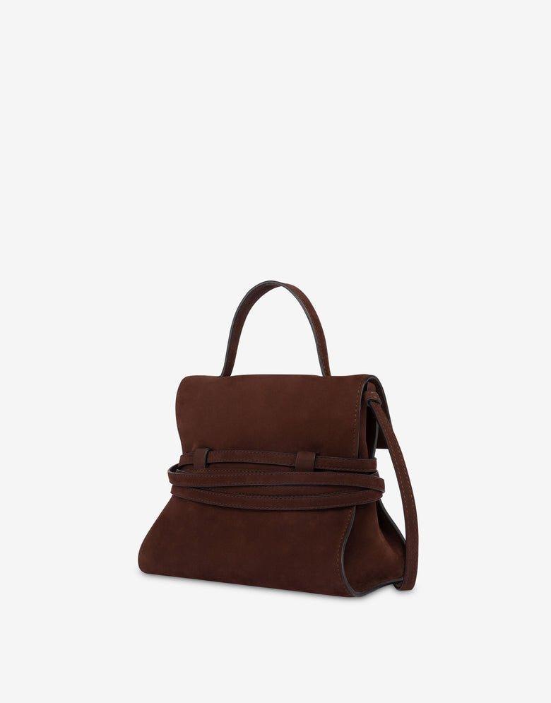 Moschino Tie Me 小手提包 巧克力色 Moschino 1