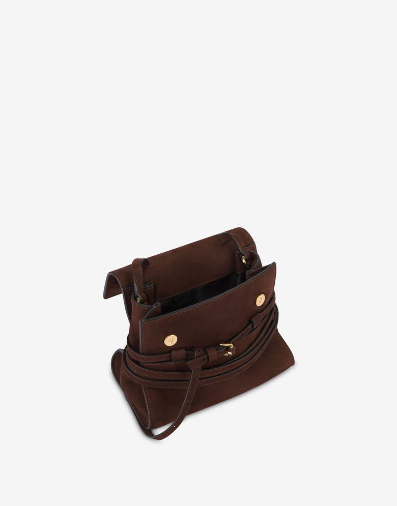 Moschino Tie Me 小手提包 巧克力色 Moschino 2