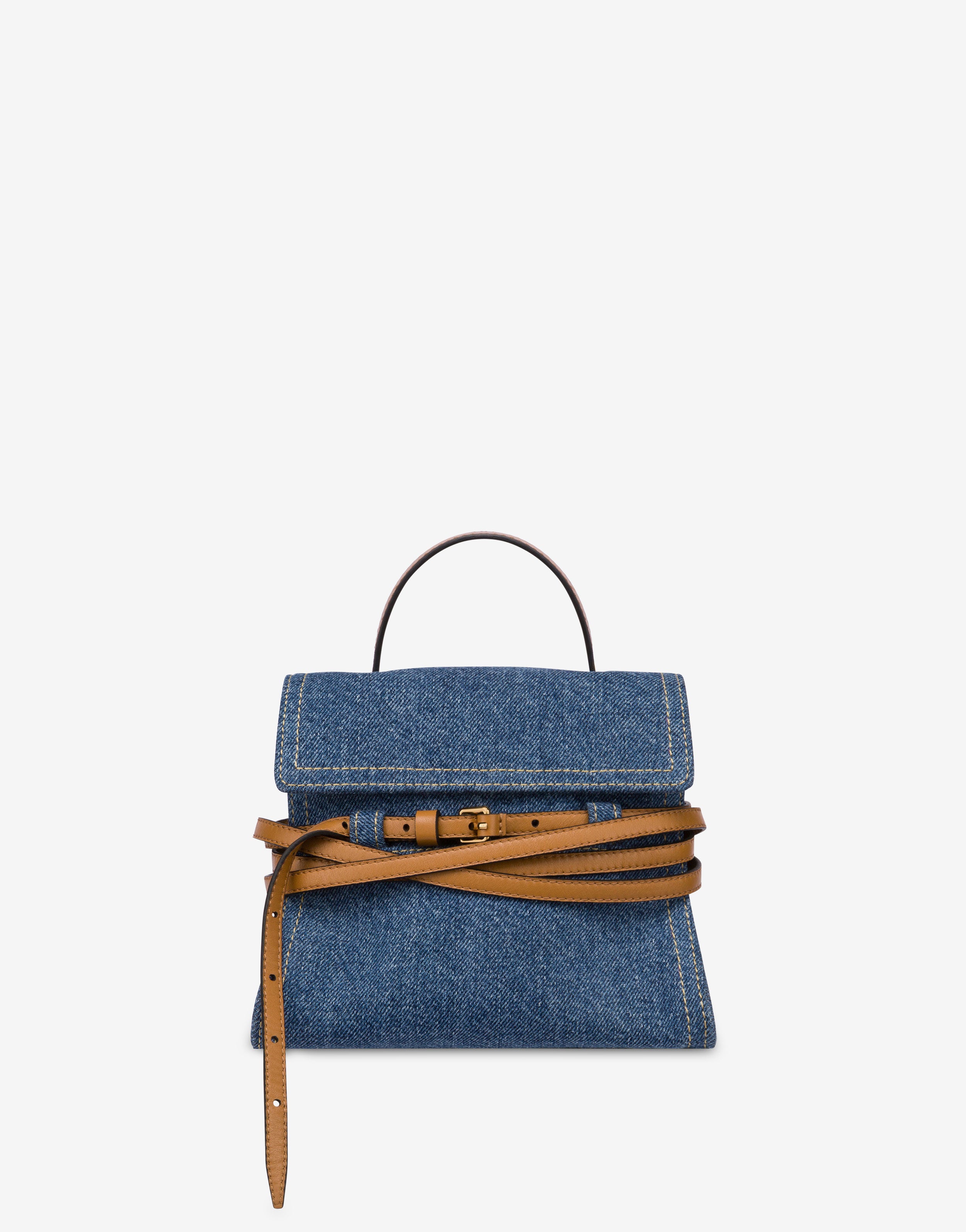 Moschino Tie Me bag in denim