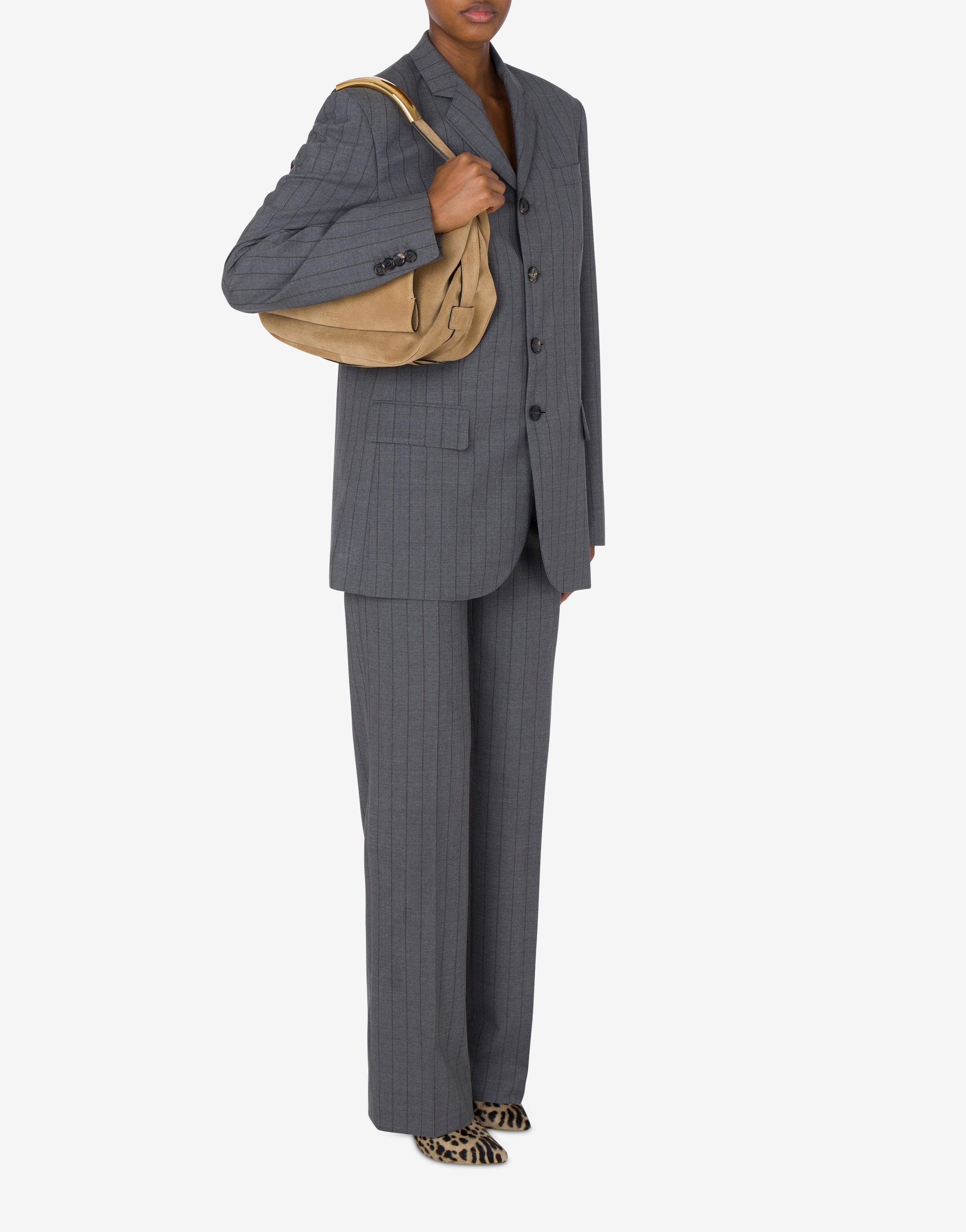 Braided Suede Handle Me Bag | Moschino