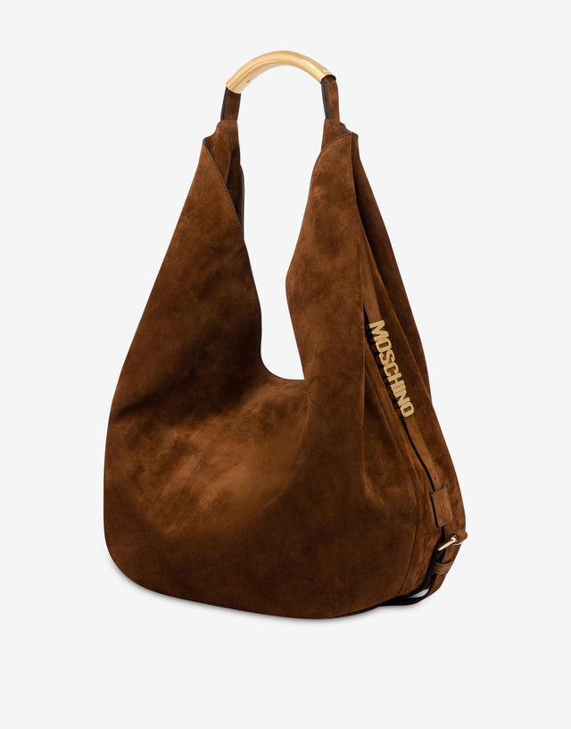 Moschino Handle Me 大号肩背包 棕色 Moschino 1