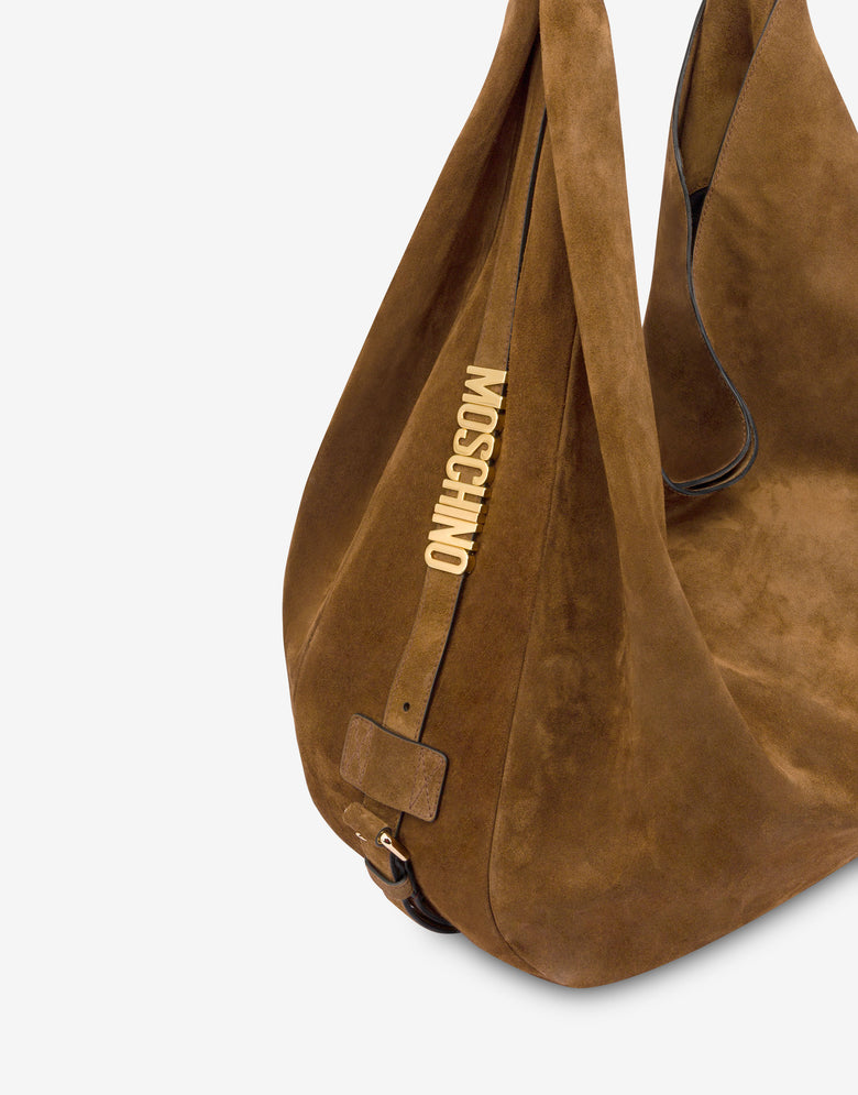 Moschino Handle Me Large Shoulder Bag Brown Moschino 3
