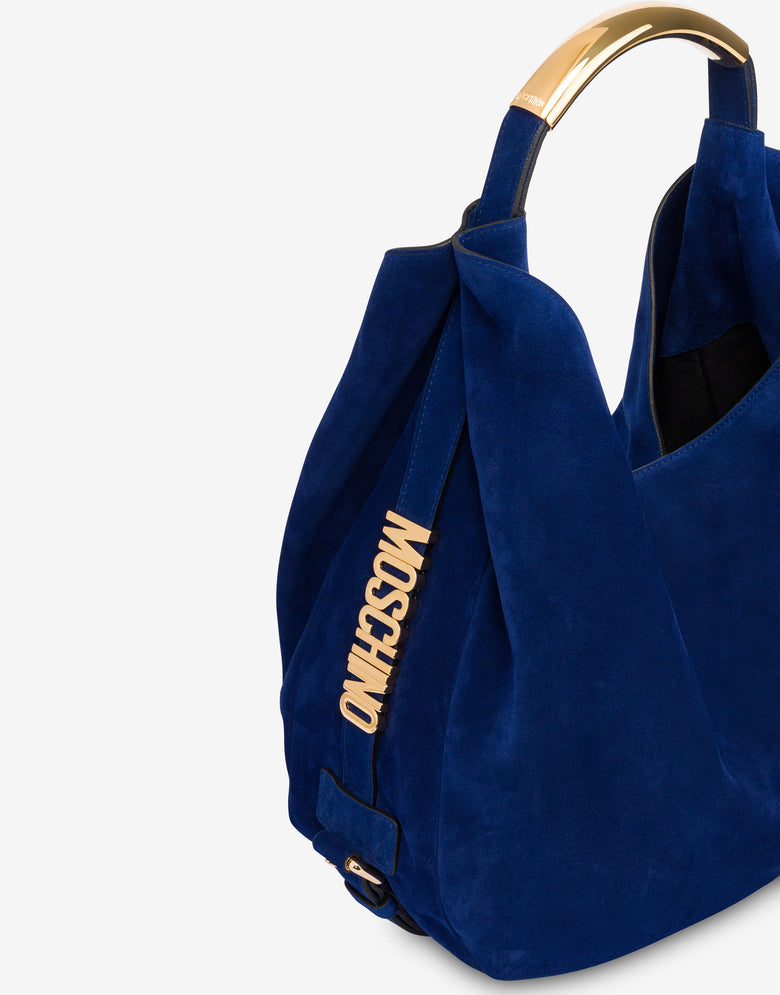 Moschino Handle Me Medium Shoulder Bag Blue Moschino 3