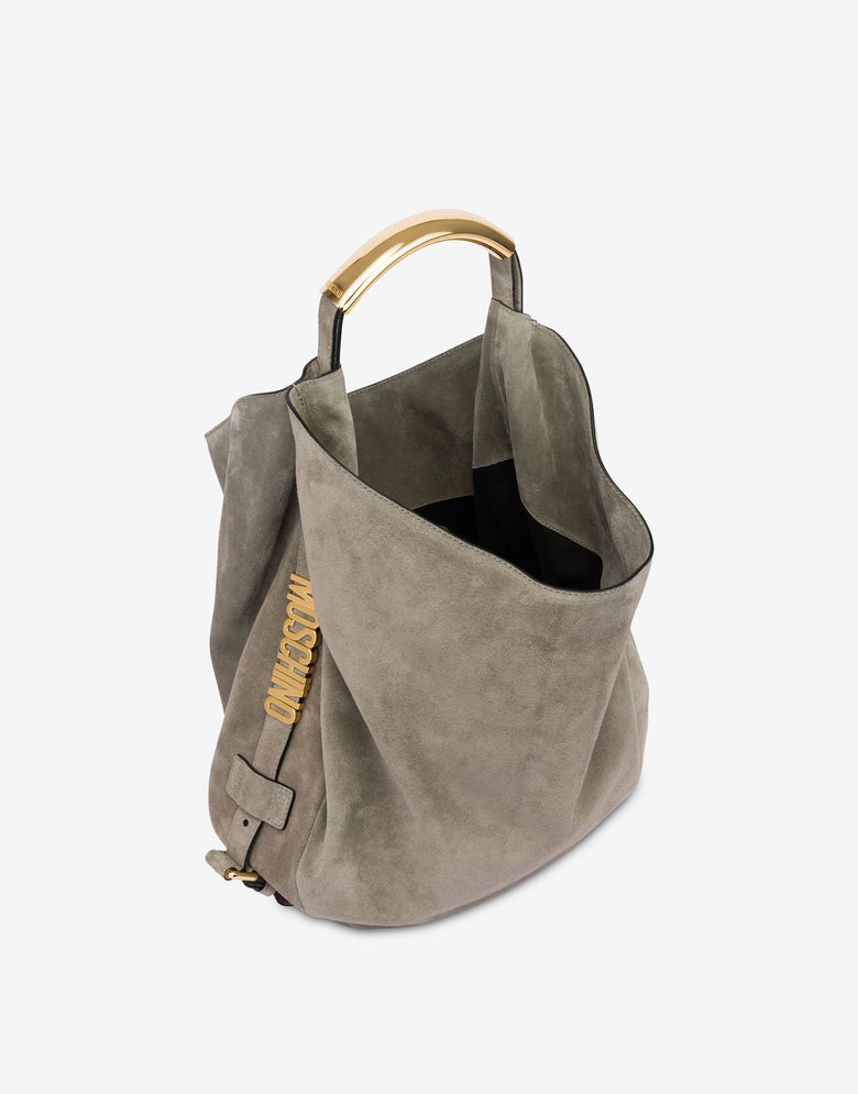 Bolso mediano Moschino Handle Me  Sage green Moschino 2