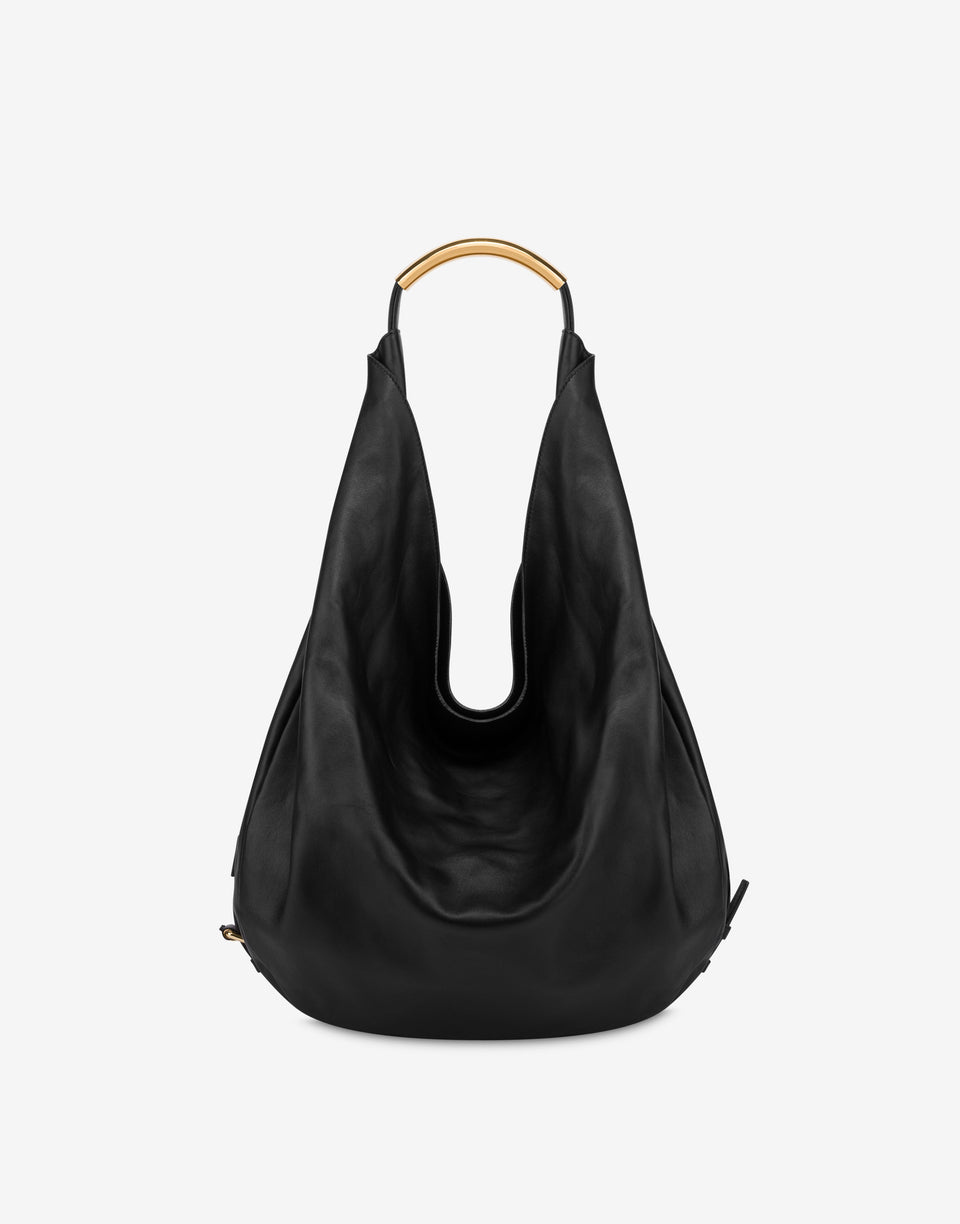 Large Moschino Handle Me Bag Black Moschino 0