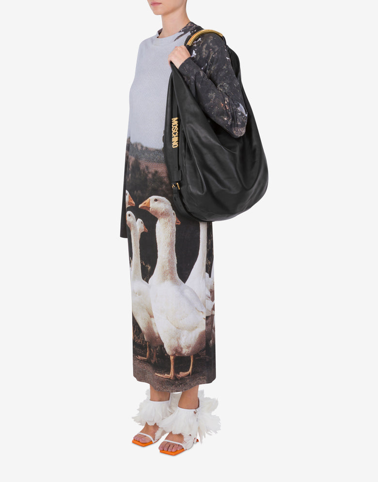 Moschino Handle Me bolsa Grande Negro Moschino 4