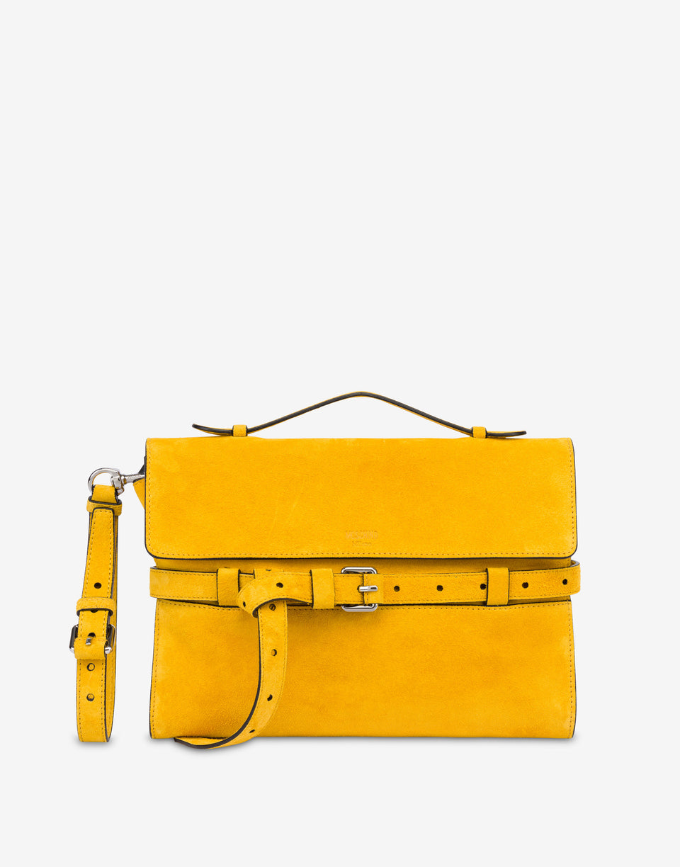 Moschino Tie Me Embrague: Exclusivo en línea Amarillo Moschino 0