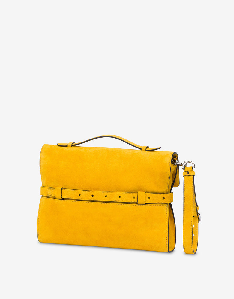 Moschino Tie Me Embrague: Exclusivo en línea Amarillo Moschino 1